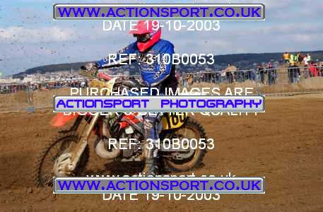 Photo: 310B0053 ActionSport Photography 18,19/10/2003 Weston Beach Race  _2_Solos #180