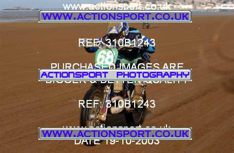 Photo: 310B1243 ActionSport Photography 18,19/10/2003 Weston Beach Race  _2_Solos #68
