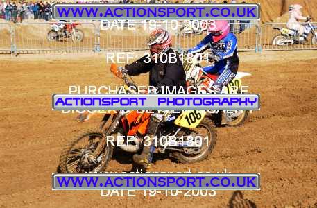Photo: 310B1801 ActionSport Photography 18,19/10/2003 Weston Beach Race  _2_Solos #180