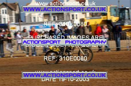 Photo: 310E0080 ActionSport Photography 18,19/10/2003 Weston Beach Race  _2_Solos #89