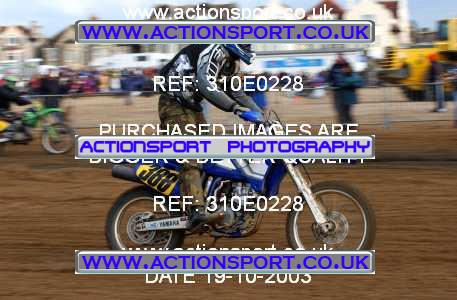 Photo: 310E0228 ActionSport Photography 18,19/10/2003 Weston Beach Race  _2_Solos #388