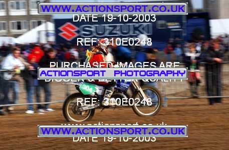 Photo: 310E0248 ActionSport Photography 18,19/10/2003 Weston Beach Race  _2_Solos #304