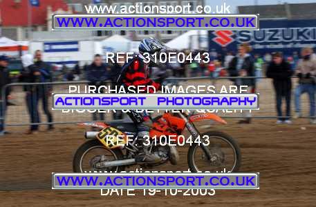 Photo: 310E0443 ActionSport Photography 18,19/10/2003 Weston Beach Race  _2_Solos #567