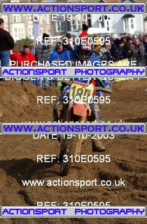Photo: 310E0595 ActionSport Photography 18,19/10/2003 Weston Beach Race  _2_Solos #180