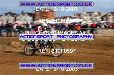 Photo: 310F0597 ActionSport Photography 18,19/10/2003 Weston Beach Race  _2_Solos #268