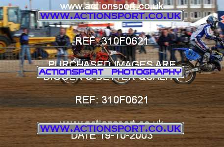 Photo: 310F0621 ActionSport Photography 18,19/10/2003 Weston Beach Race  _2_Solos #285
