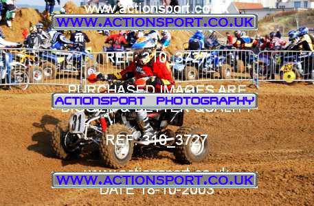Photo: 310_3727 ActionSport Photography 18,19/10/2003 Weston Beach Race  _1_QuadsAndSidecars #31