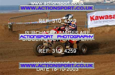 Photo: 310_4259 ActionSport Photography 18,19/10/2003 Weston Beach Race  _1_QuadsAndSidecars #577