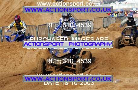 Photo: 310_4539 ActionSport Photography 18,19/10/2003 Weston Beach Race  _1_QuadsAndSidecars #19