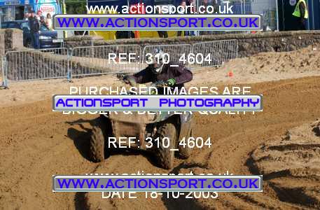 Photo: 310_4604 ActionSport Photography 18,19/10/2003 Weston Beach Race  _1_QuadsAndSidecars #413
