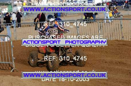 Photo: 310_4745 ActionSport Photography 18,19/10/2003 Weston Beach Race  _1_QuadsAndSidecars #577