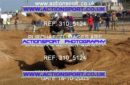 Photo: 310_5124 ActionSport Photography 18,19/10/2003 Weston Beach Race  _1_QuadsAndSidecars #413