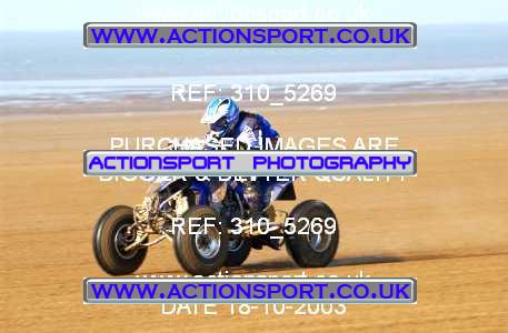 Photo: 310_5269 ActionSport Photography 18,19/10/2003 Weston Beach Race  _1_QuadsAndSidecars #300