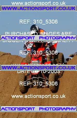 Photo: 310_5306 ActionSport Photography 18,19/10/2003 Weston Beach Race  _1_QuadsAndSidecars #577