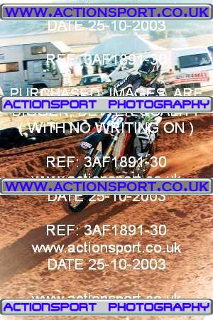 Photo: 3AF1891-30 ActionSport Photography 25/10/2003 AMCA Upton Motorsports Club [SATURDAY ONLY] - Bromsberrow   _5_125Seniors #138