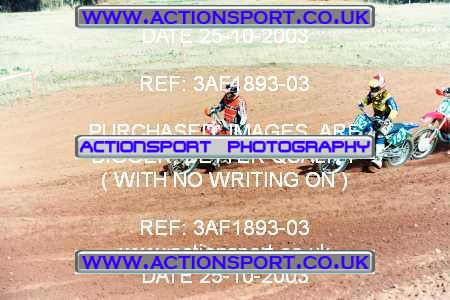 Photo: 3AF1893-03 ActionSport Photography 25/10/2003 AMCA Upton Motorsports Club [SATURDAY ONLY] - Bromsberrow   _1_250-750Seniors #26