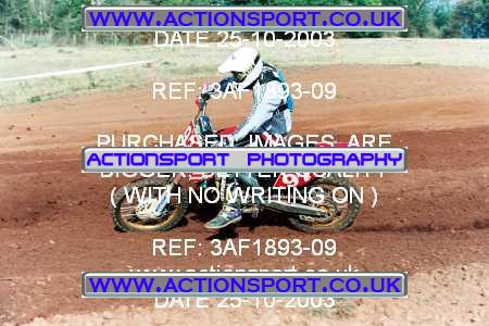 Photo: 3AF1893-09 ActionSport Photography 25/10/2003 AMCA Upton Motorsports Club [SATURDAY ONLY] - Bromsberrow   _1_250-750Seniors #97