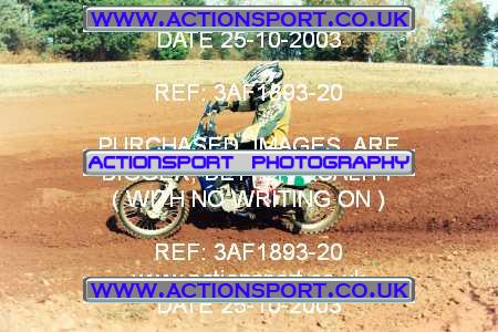 Photo: 3AF1893-20 ActionSport Photography 25/10/2003 AMCA Upton Motorsports Club [SATURDAY ONLY] - Bromsberrow   _1_250-750Seniors #71