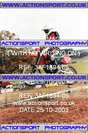Photo: 3AF1894-05 ActionSport Photography 25/10/2003 AMCA Upton Motorsports Club [SATURDAY ONLY] - Bromsberrow   _1_250-750Seniors #52