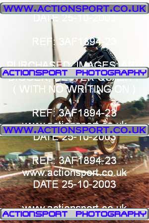 Photo: 3AF1894-23 ActionSport Photography 25/10/2003 AMCA Upton Motorsports Club [SATURDAY ONLY] - Bromsberrow   _1_250-750Seniors #91
