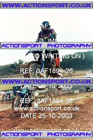 Photo: 3AF1894-26 ActionSport Photography 25/10/2003 AMCA Upton Motorsports Club [SATURDAY ONLY] - Bromsberrow   _1_250-750Seniors #68