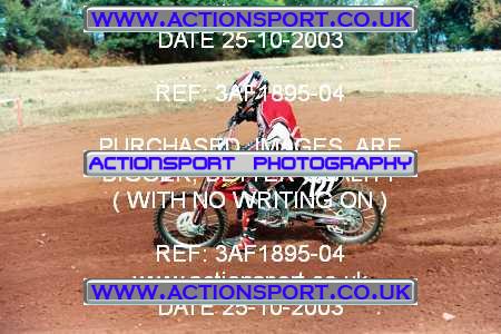 Photo: 3AF1895-04 ActionSport Photography 25/10/2003 AMCA Upton Motorsports Club [SATURDAY ONLY] - Bromsberrow   _2_125JuniorsGroup1 #127
