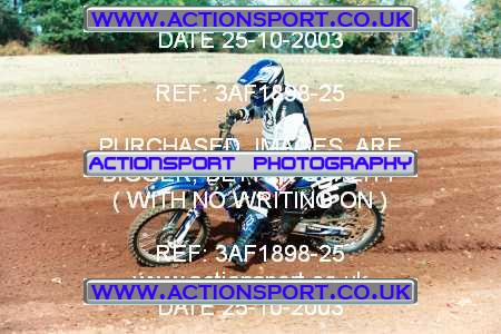 Photo: 3AF1898-25 ActionSport Photography 25/10/2003 AMCA Upton Motorsports Club [SATURDAY ONLY] - Bromsberrow   _4_250-750Juniors #6