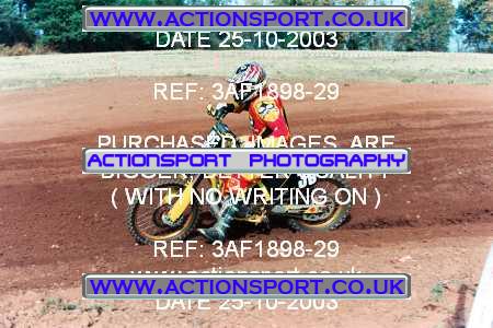 Photo: 3AF1898-29 ActionSport Photography 25/10/2003 AMCA Upton Motorsports Club [SATURDAY ONLY] - Bromsberrow   _4_250-750Juniors #35