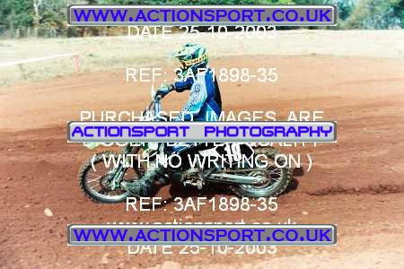 Photo: 3AF1898-35 ActionSport Photography 25/10/2003 AMCA Upton Motorsports Club [SATURDAY ONLY] - Bromsberrow   _4_250-750Juniors #18