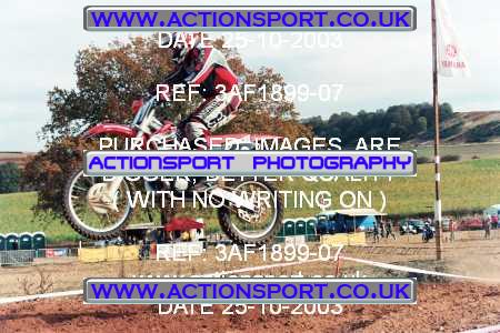 Photo: 3AF1899-07 ActionSport Photography 25/10/2003 AMCA Upton Motorsports Club [SATURDAY ONLY] - Bromsberrow   _4_250-750Juniors #160