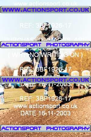 Photo: 3BF1926-17 ActionSport Photography 16/11/2003 AMCA Christchurch & DMXC - Crow  _2_Seniors-Twinshocks #6