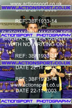 Photo: 3BF1933-14 ActionSport Photography 22/11/2003 Severn Valley SSC Presentation _1_AllPhotos #2