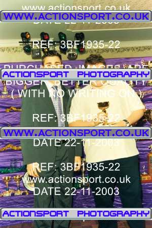 Photo: 3BF1935-22 ActionSport Photography 22/11/2003 Severn Valley SSC Presentation _1_AllPhotos #5