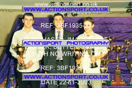 Photo: 3BF1935-27 ActionSport Photography 22/11/2003 Severn Valley SSC Presentation _1_AllPhotos #5