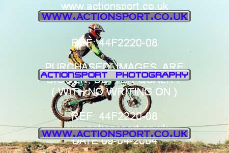 Photo: 44F2220-08 ActionSport Photography 09/04/2004 AMCA Marshfield MXC Mike Brown Memorial  _0_JuniorsPractice #25