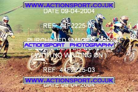 Photo: 44F2225-03 ActionSport Photography 09/04/2004 AMCA Marshfield MXC Mike Brown Memorial  _1_125JuniorsGp1 #12