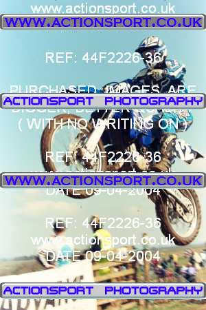 Photo: 44F2226-36 ActionSport Photography 09/04/2004 AMCA Marshfield MXC Mike Brown Memorial  _1_125JuniorsGp1 #12