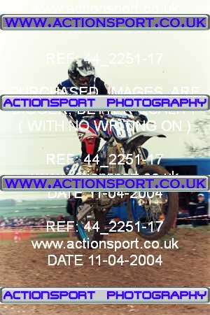 Photo: 44_2251-17 ActionSport Photography 11/04/2004 YMSA Poole & Parkstone MC - Martinstown _3_125Seniors #88
