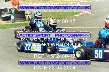 Photo: 45F2480-17 ActionSport Photography 22/05/2004 Camberley Kart Club - Blackbushe _2_JuniorTKM #83