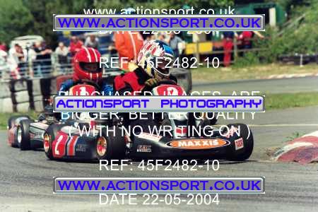 Photo: 45F2482-10 ActionSport Photography 22/05/2004 Camberley Kart Club - Blackbushe _3_MiniMax_JuniorBlue #1