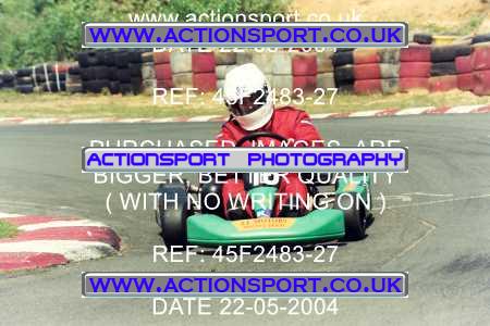 Photo: 45F2483-27 ActionSport Photography 22/05/2004 Camberley Kart Club - Blackbushe _5_SeniorTKM #16