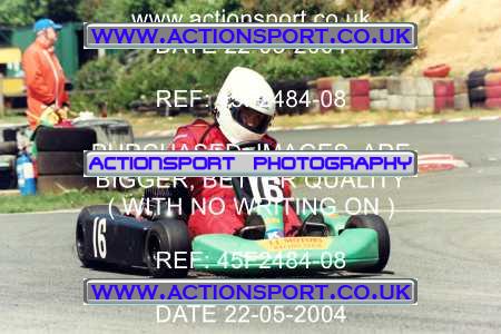 Photo: 45F2484-08 ActionSport Photography 22/05/2004 Camberley Kart Club - Blackbushe _5_SeniorTKM #16
