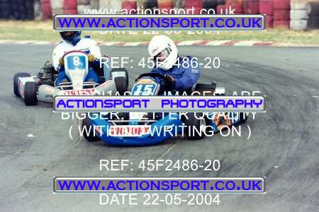 Photo: 45F2486-20 ActionSport Photography 22/05/2004 Camberley Kart Club - Blackbushe _6_FormulaBlue #15