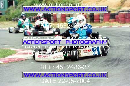 Photo: 45F2486-37 ActionSport Photography 22/05/2004 Camberley Kart Club - Blackbushe _6_FormulaBlue #51