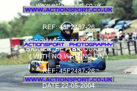 Photo: 45F2487-26 ActionSport Photography 22/05/2004 Camberley Kart Club - Blackbushe _7_SeniorRotax #31