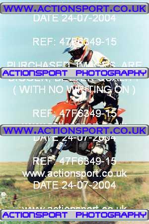 Photo: 47F6349-15 ActionSport Photography 24/07/2004 East Kent SSC - Joyce Green _1_AMX_Seniors #9