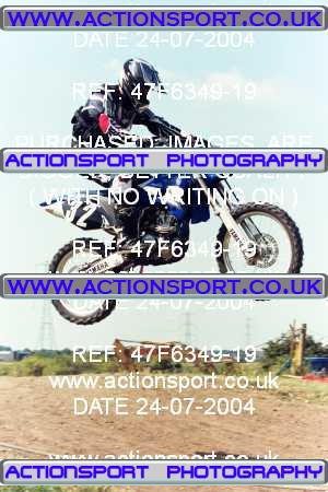 Photo: 47F6349-19 ActionSport Photography 24/07/2004 East Kent SSC - Joyce Green _1_AMX_Seniors #32