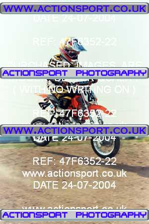 Photo: 47F6352-22 ActionSport Photography 24/07/2004 East Kent SSC - Joyce Green _5_Autos #24