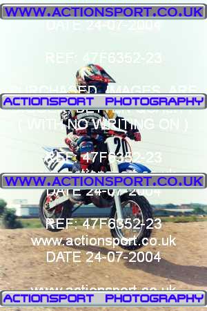Photo: 47F6352-23 ActionSport Photography 24/07/2004 East Kent SSC - Joyce Green _5_Autos #20