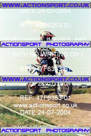 Photo: 47F6353-01 ActionSport Photography 24/07/2004 East Kent SSC - Joyce Green _5_Autos #20